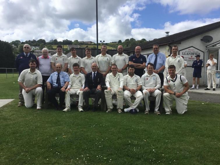 The Pembroke County Cricket team and officials